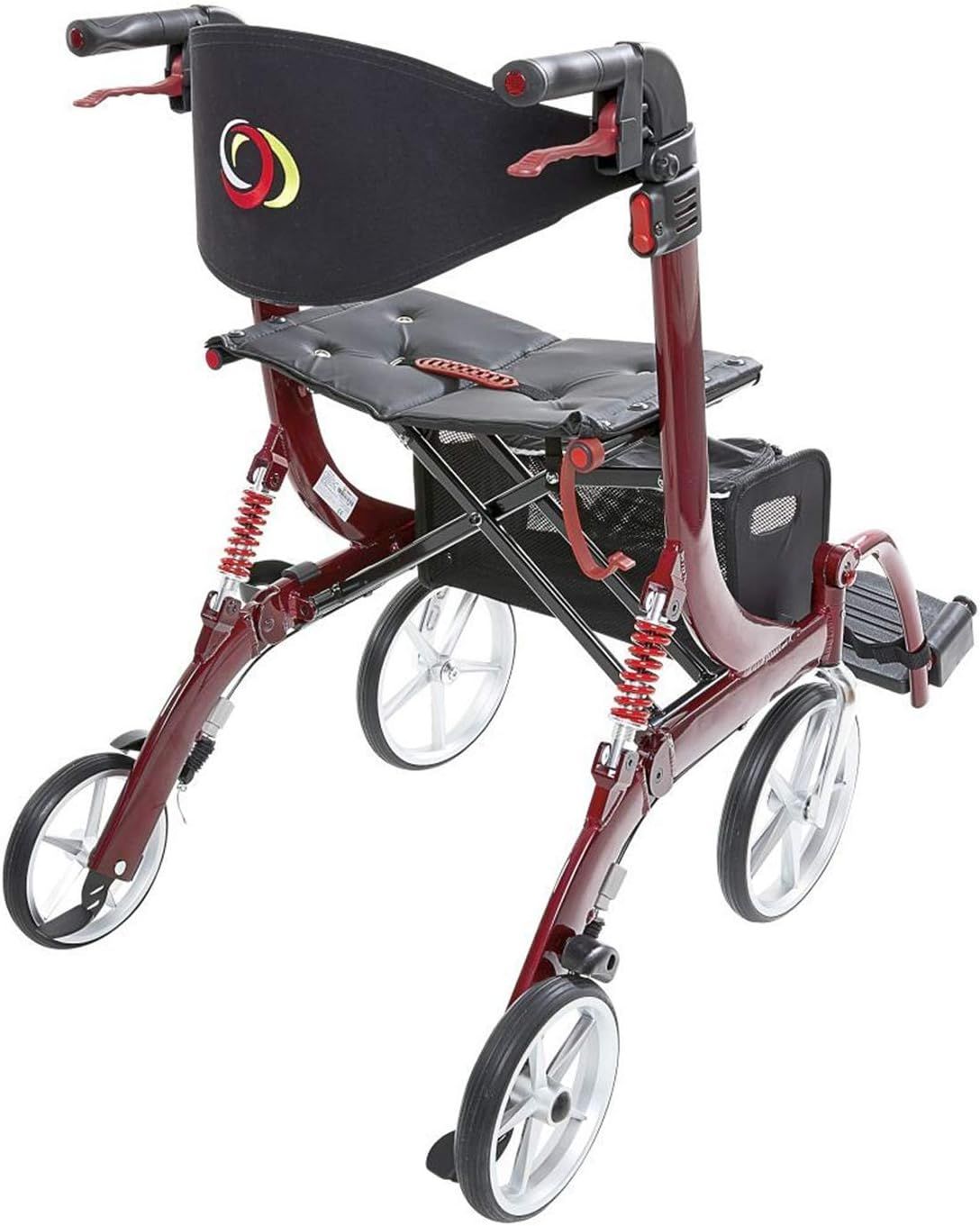 Bescomedical - 2 in 1 Rollator SPRING VARIO mit Rollstuhl Funktion