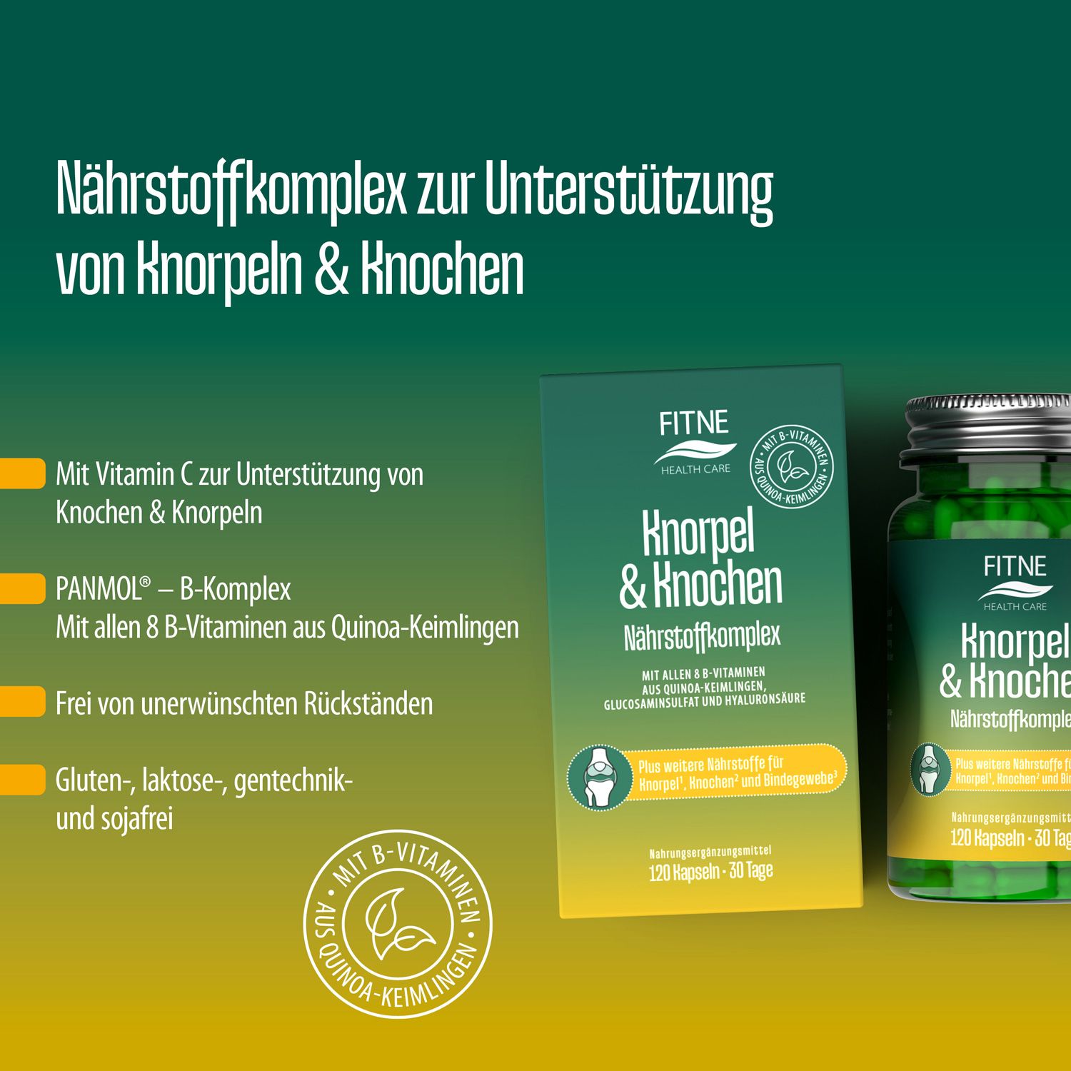 FITNE Nährstoffkomplex Knorpel & Knochen