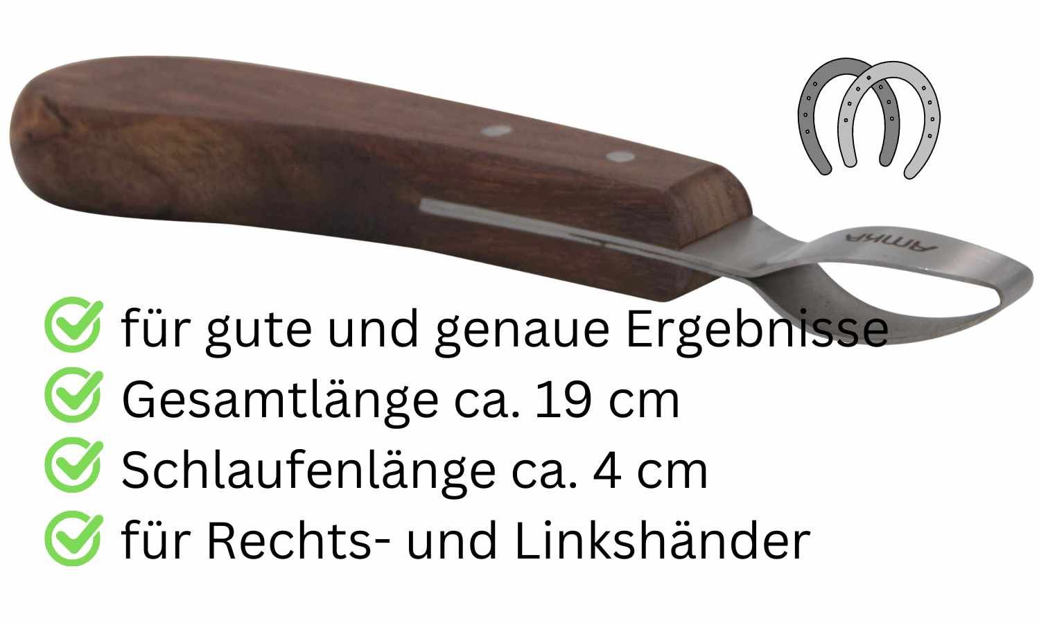 AMKA PRO Schlaufen Hufmesser