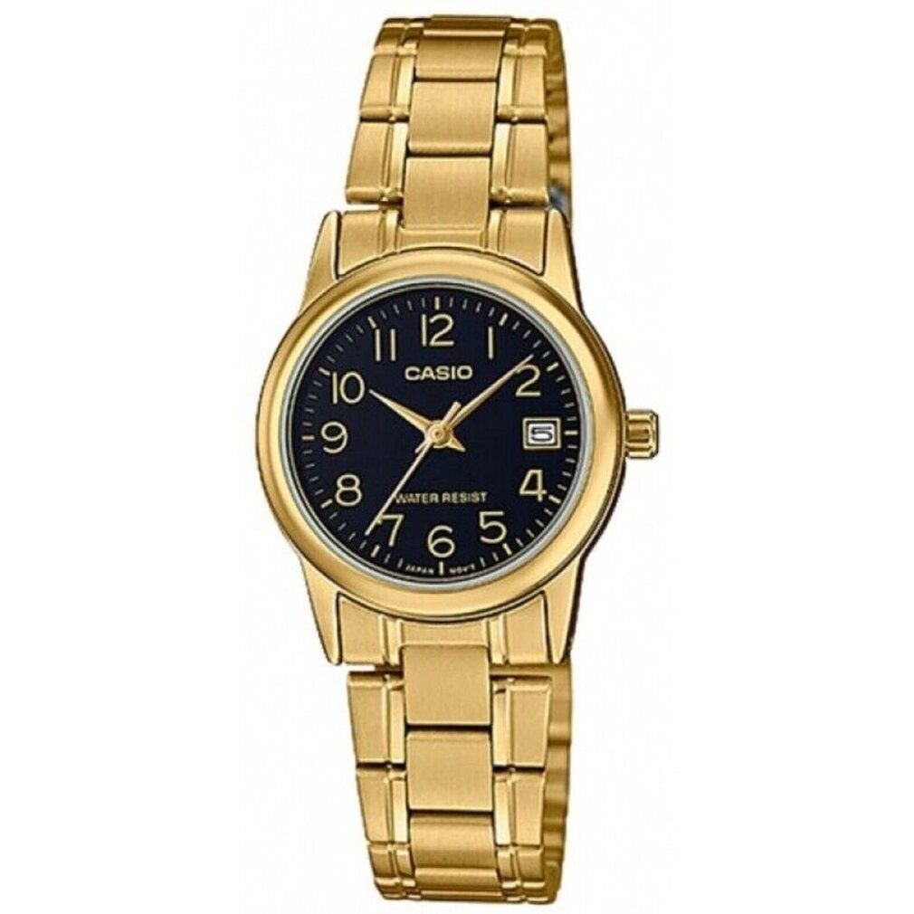 Casio #mtp-v-1B Men's Standard Analog Gold Tone Stainless Steel