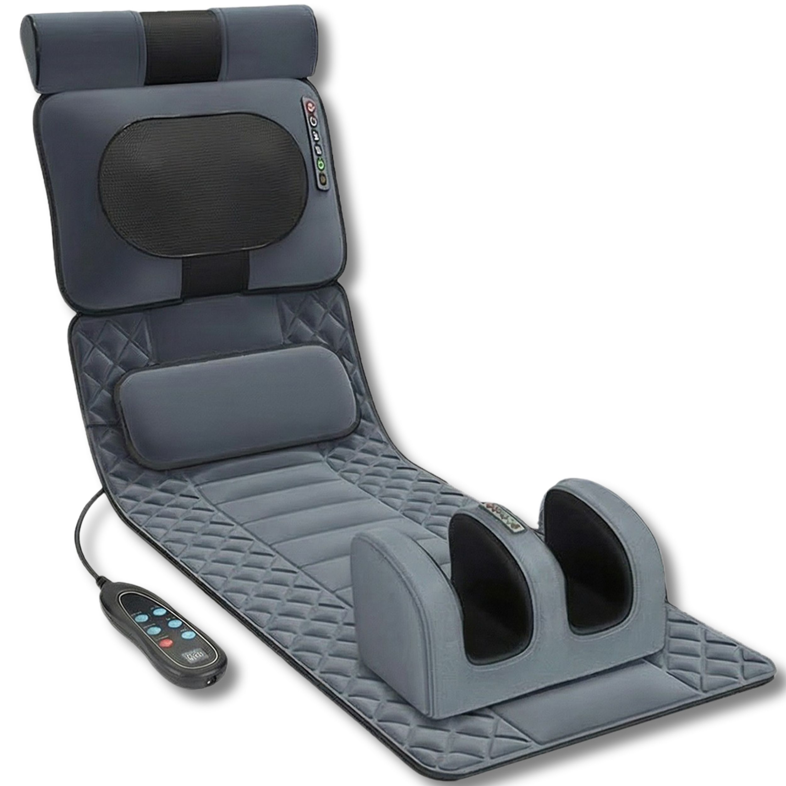 Beheizte Ganzkörper-Massagematte – Vibrationen, Nacken-Knetmassage & Ganzkörpermassage
