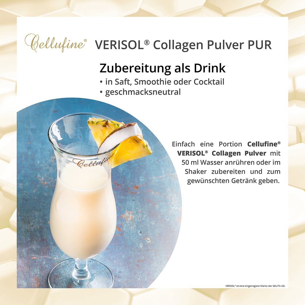 Cellufine® VERISOL® B (Rind) Collagen-Peptide Collagen-Pulver Doypack