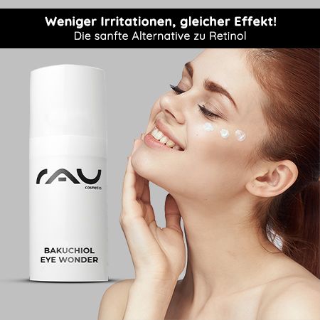 RAU Cosmetics Anti Aging Augencreme Bakuchiol Eye Wonder 15 ml - Reichhaltige Creme für die Augen