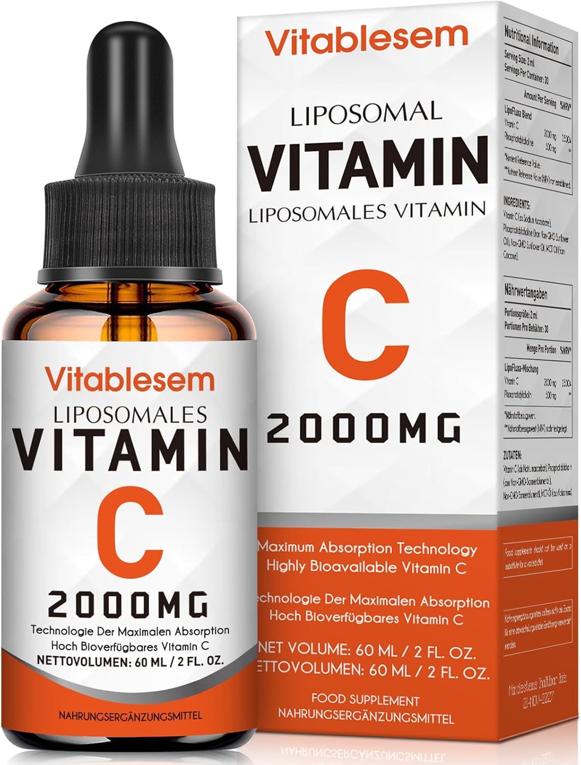 Vitablesem Liposomales Vitamin C Flüssig