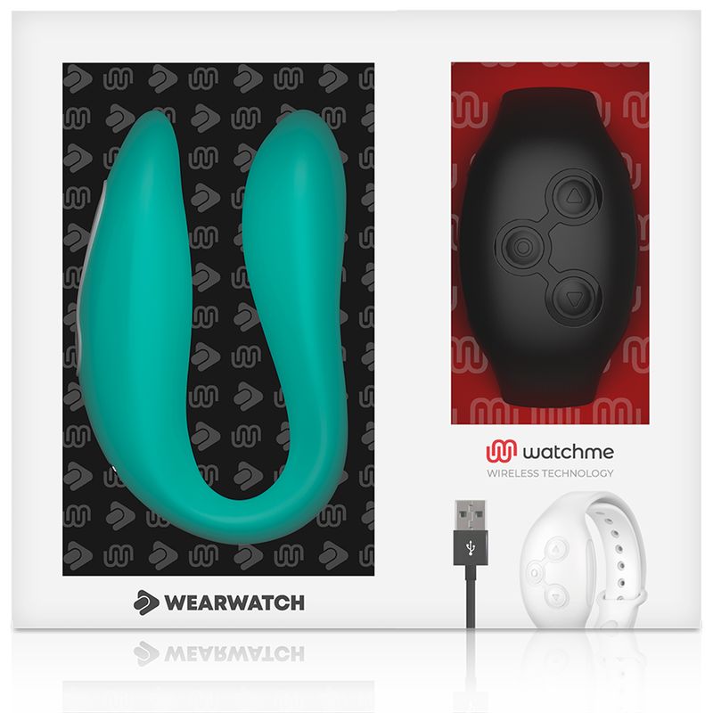 Wearwatch Dual-Technologie Vibrator und Watchme Controller mit Ladekabel.