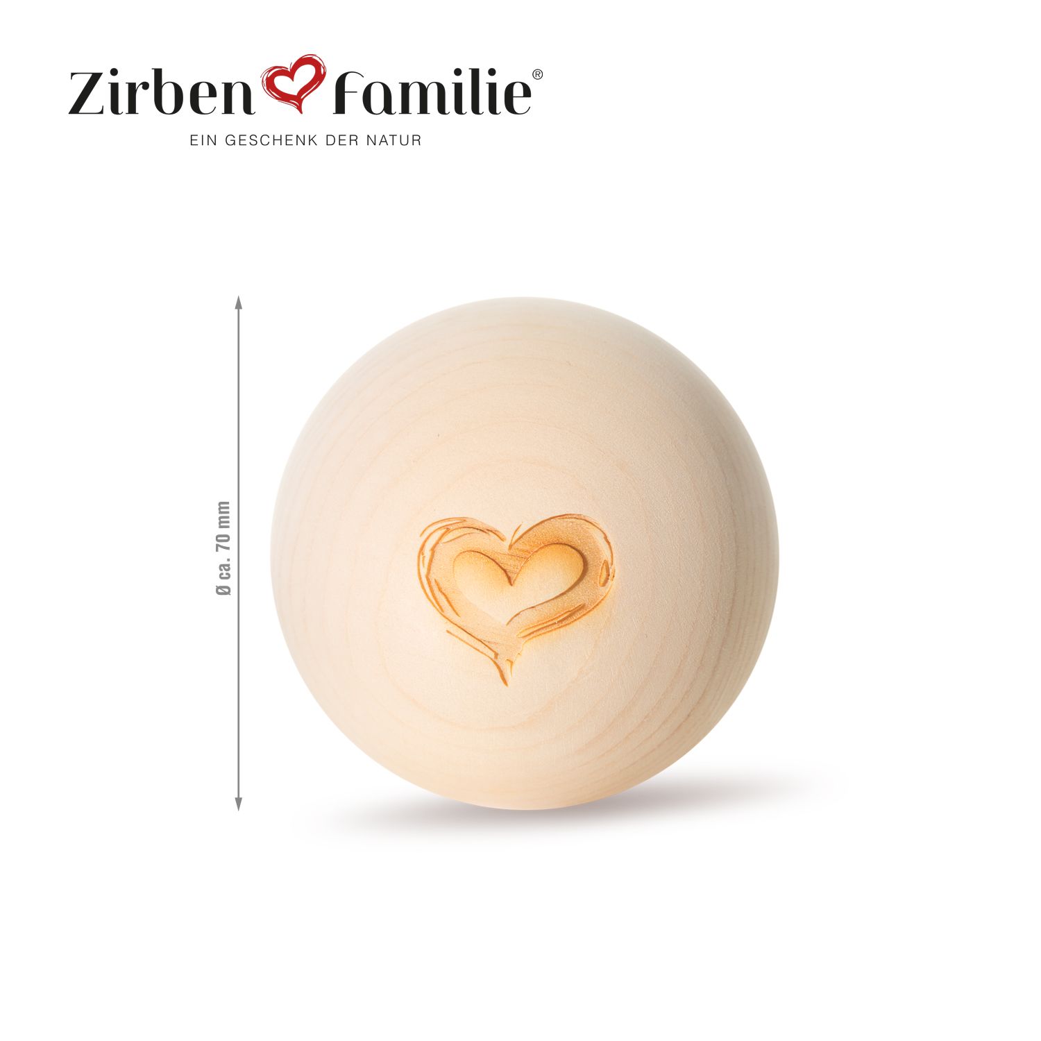 ZirbenFamilie | ZirbenKugel HERZ Edition