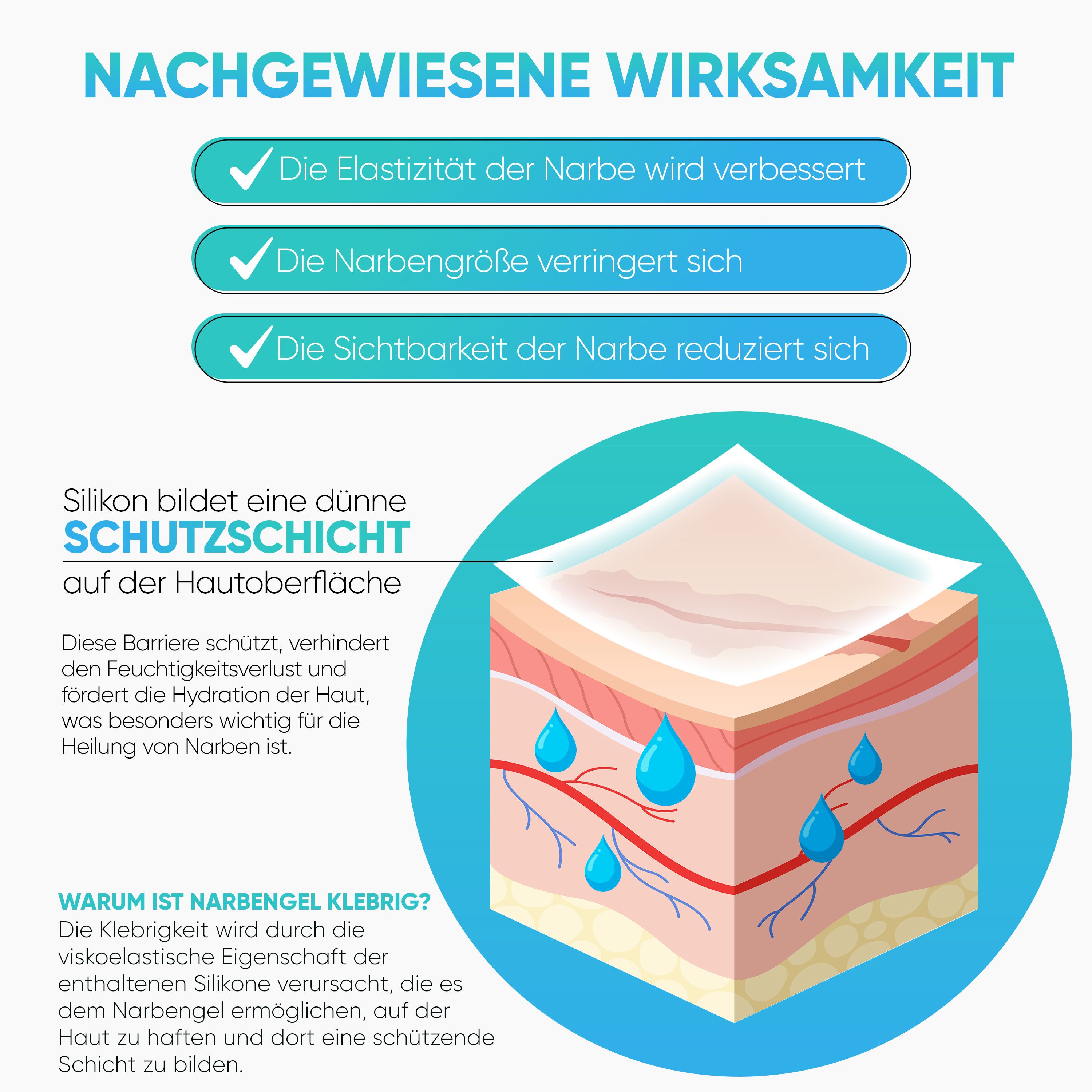 Health Press® Narben Gel