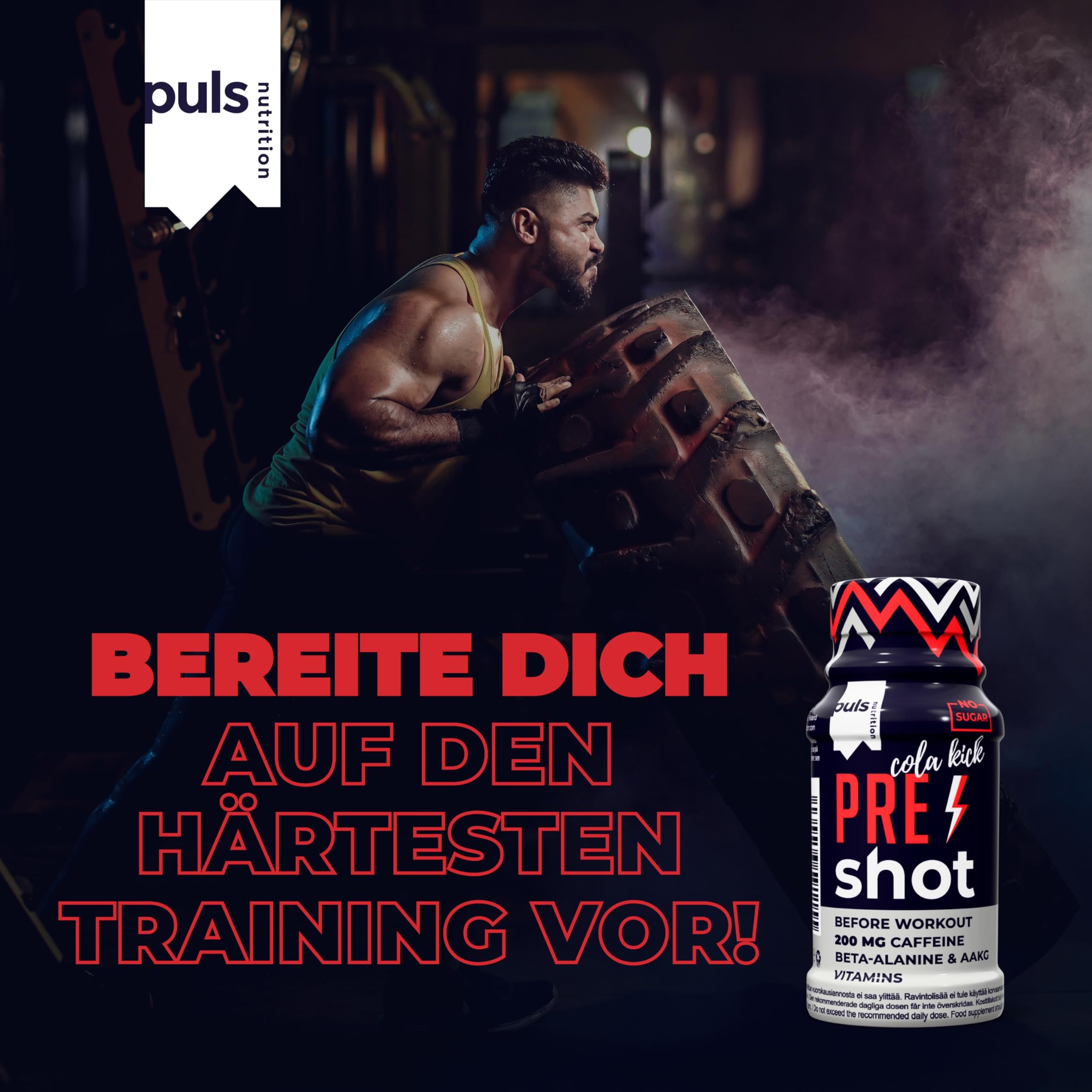 Puls Nutrition Pre Workout Shot Cola Kick