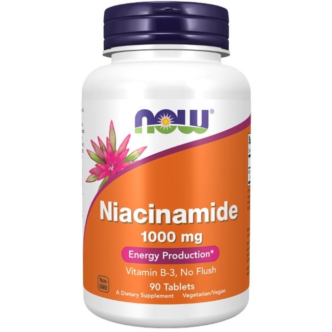 Now Foods Niacinamid 1000 mg 90 Tabletten