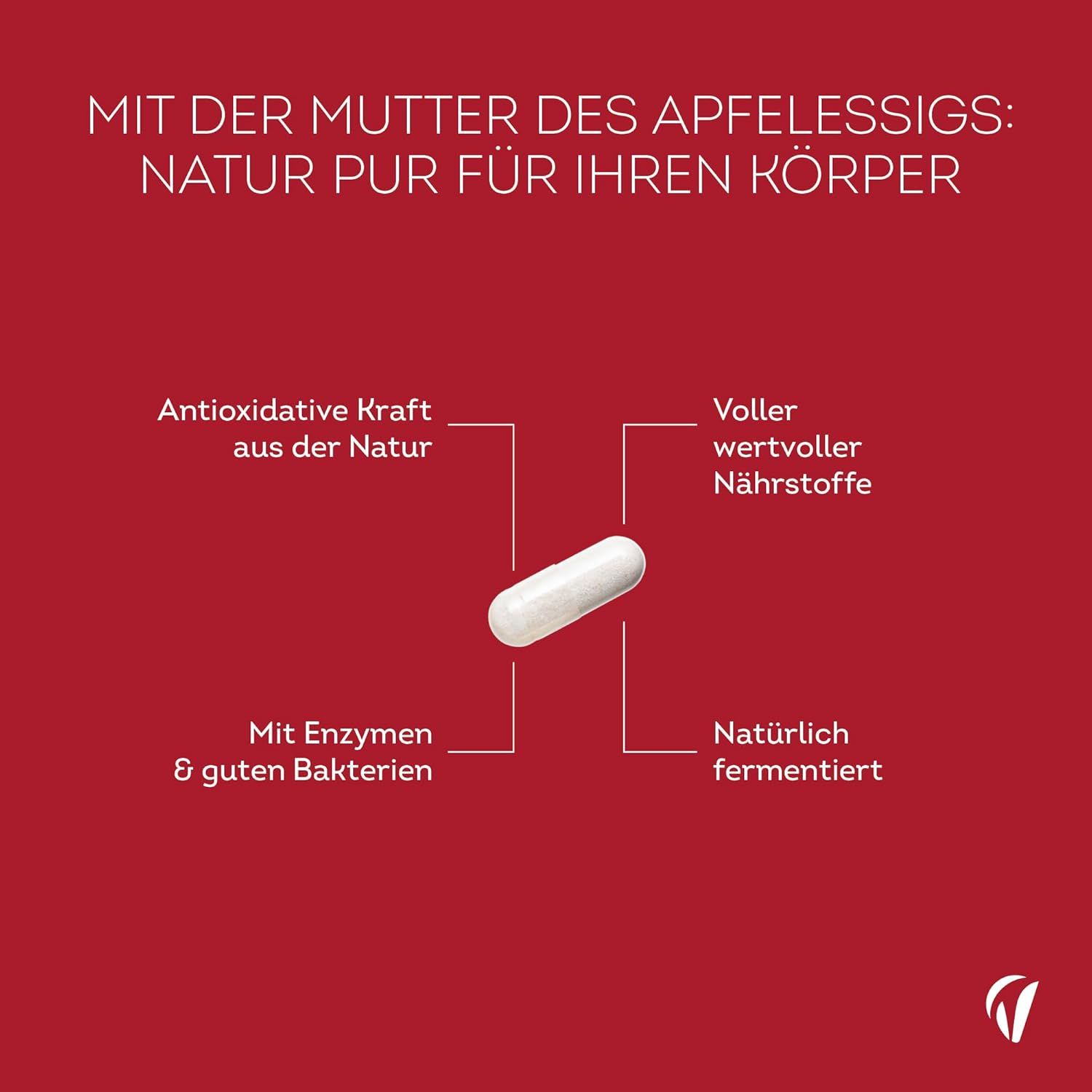 Vitavea Apfelessig Kapseln 1500 mg aus Muttersaft