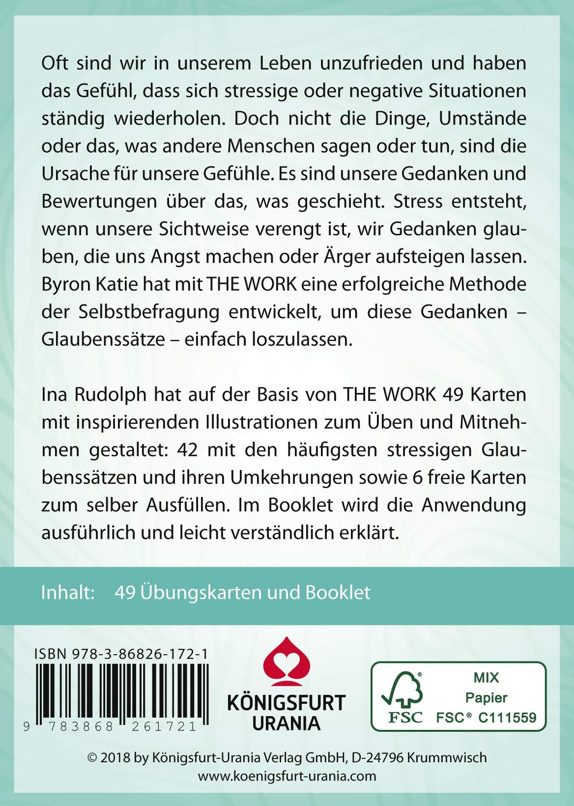 Einfach loslassen - "The Work" to go