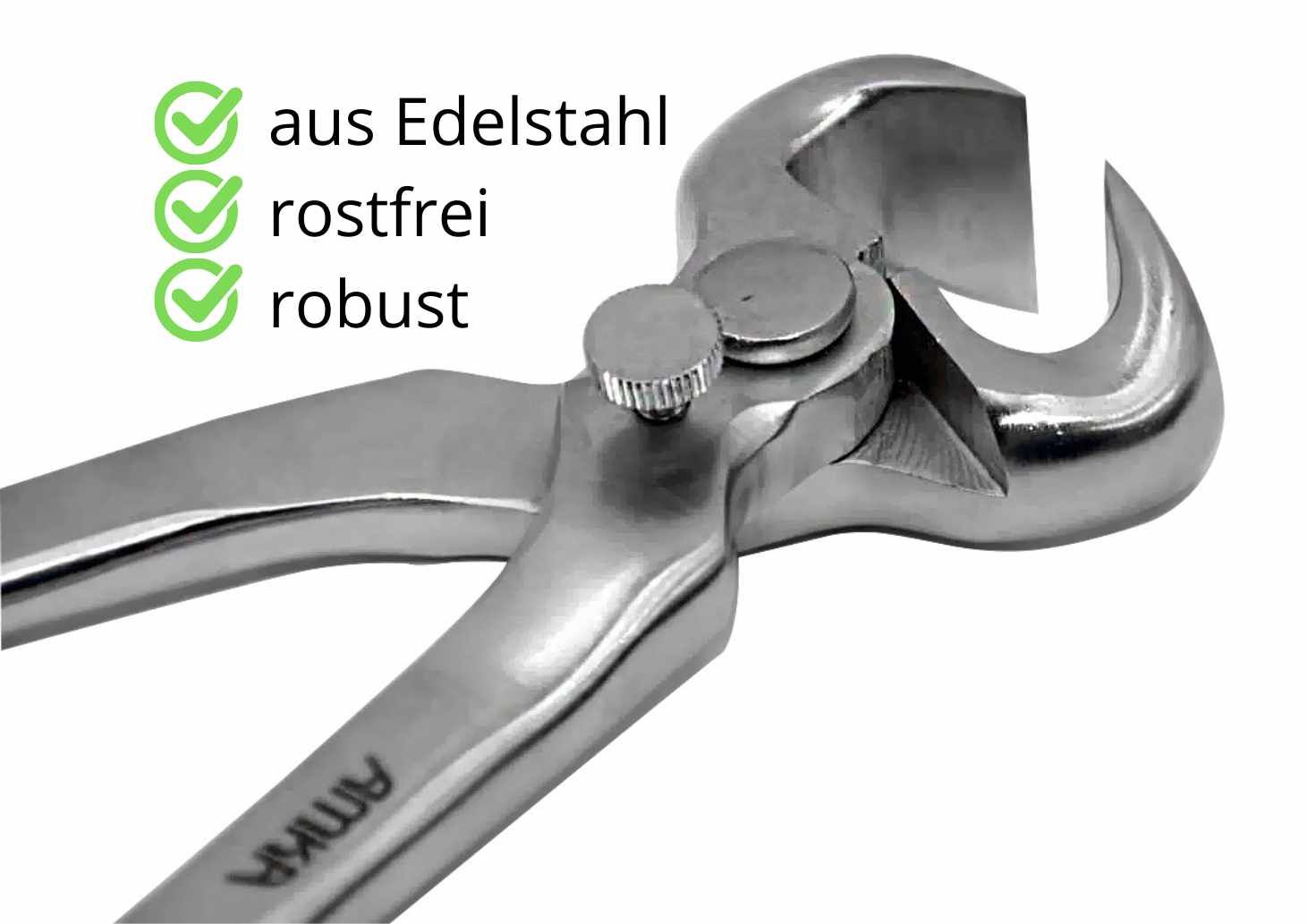 AMKA Hufzange mit Feder
