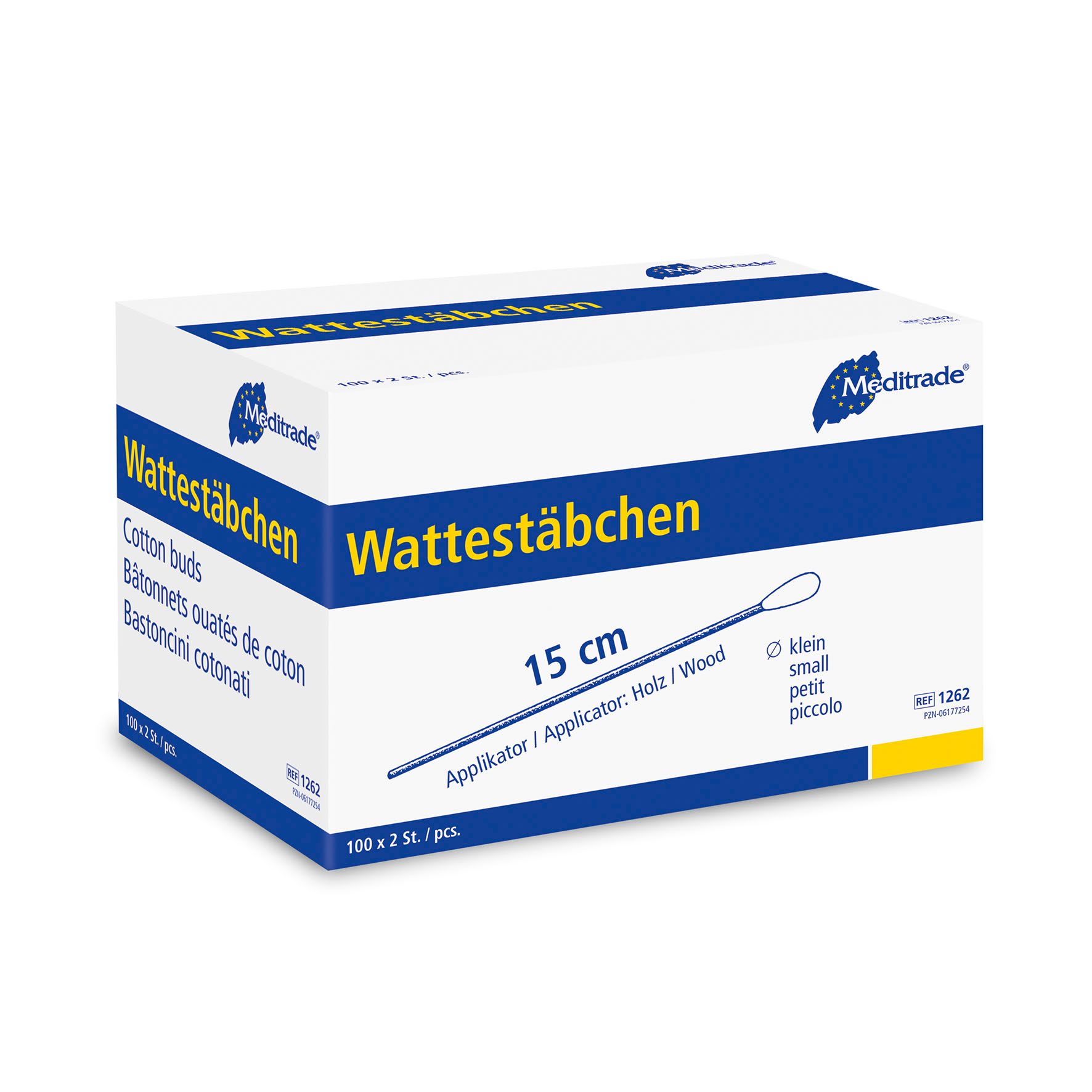 Meditrade® Wattestäbchen steril