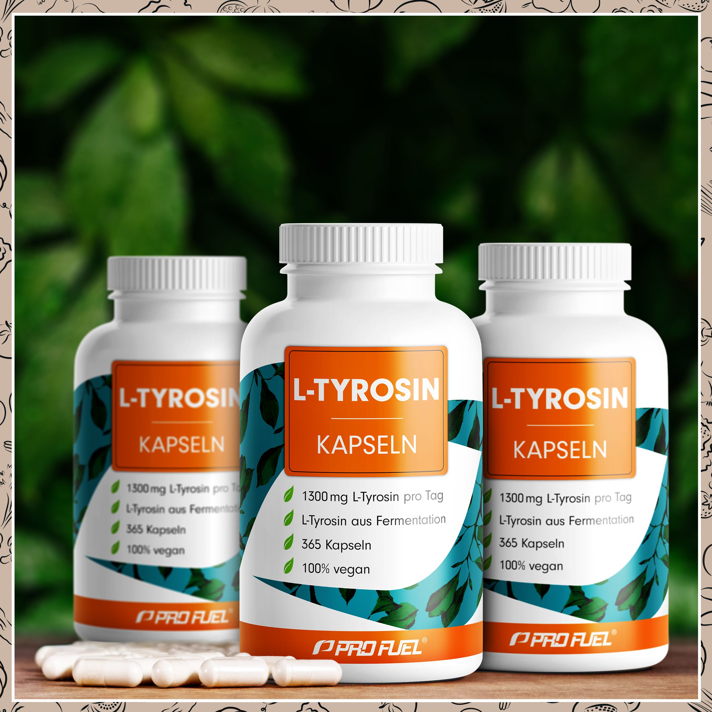 ProFuel - L-Tyrosin 365 Kapseln