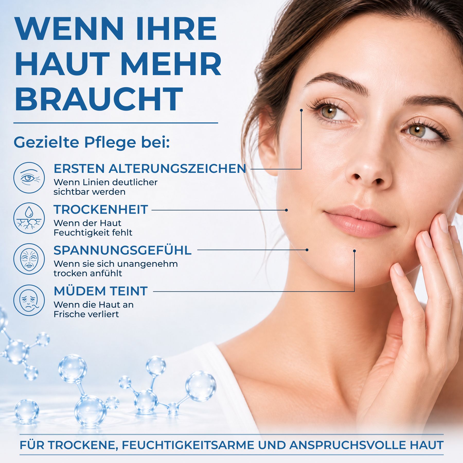 P-beauty Hyaluronic Acid Serum Hyaluronsäure Anti Aging für Gesichtspflege