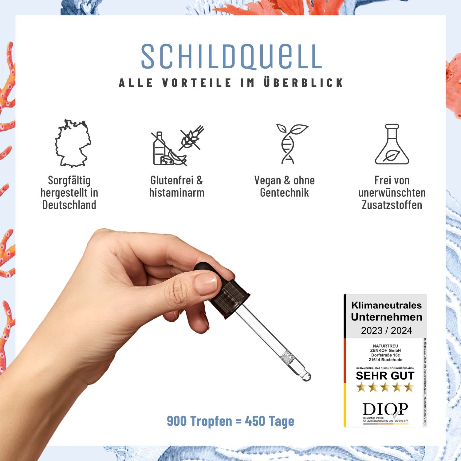 Jod Tropfen hochdosiert - Schildquell - NATURTREU®