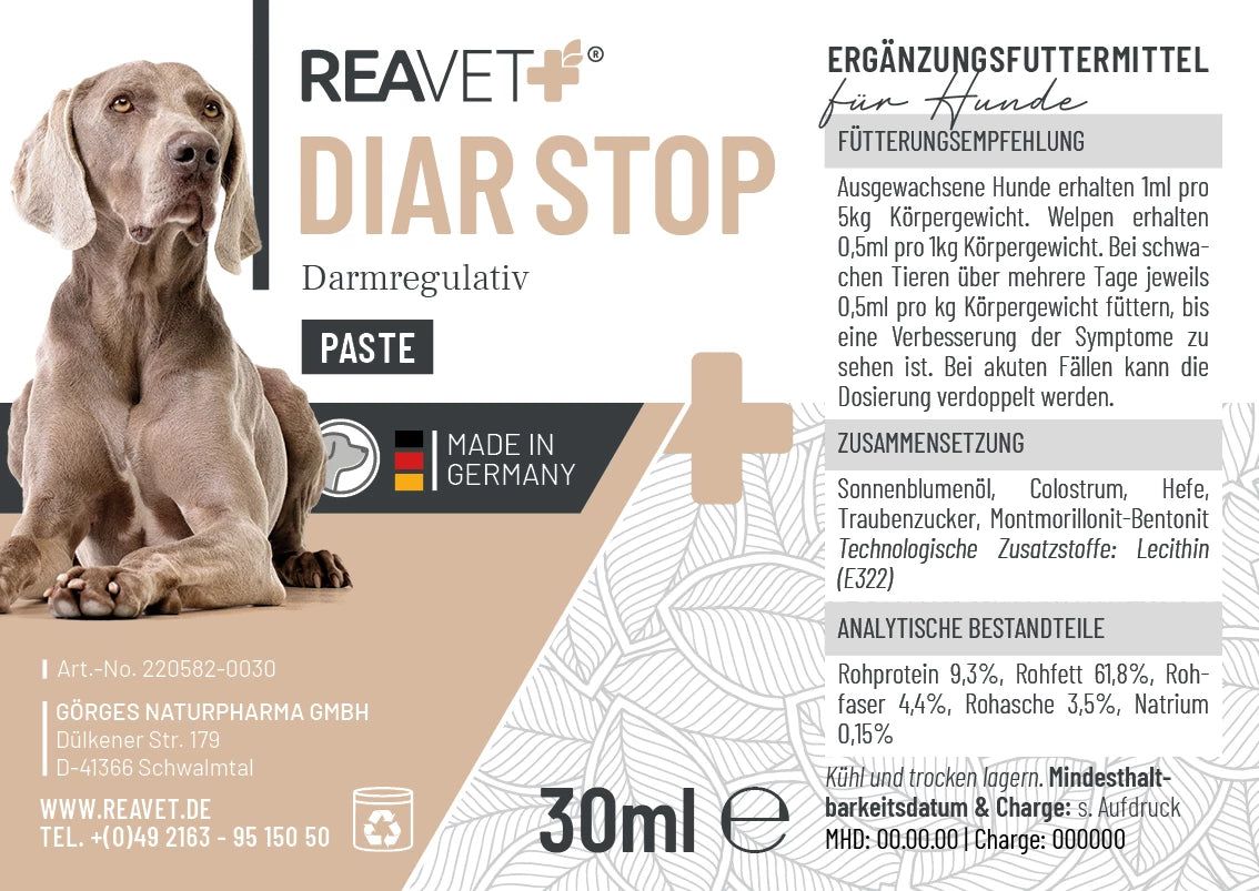 Diar Stop Darmregulativ Paste - ReaVET