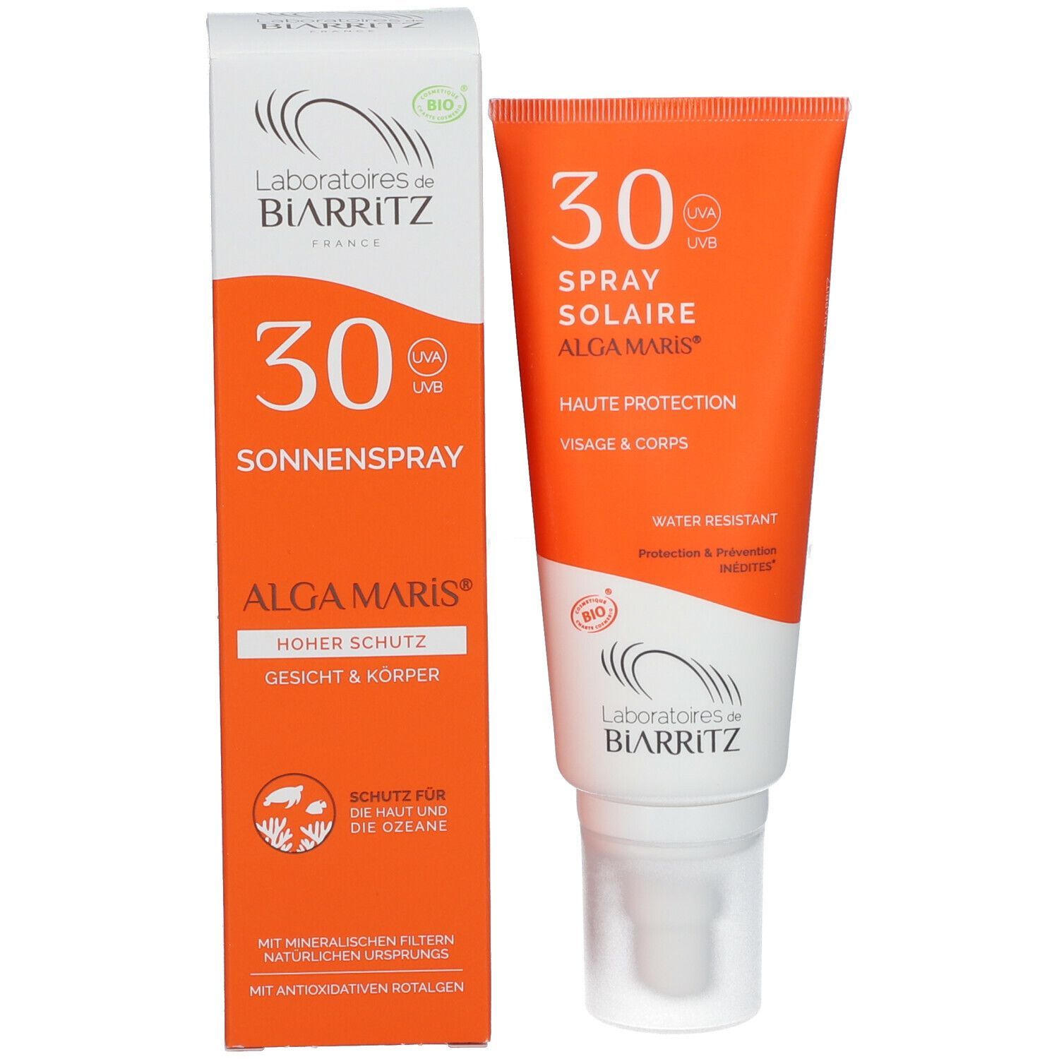 Laboratoires de BIARRITZ ALGAMARIS Bio-Sonnenspray SPF 30