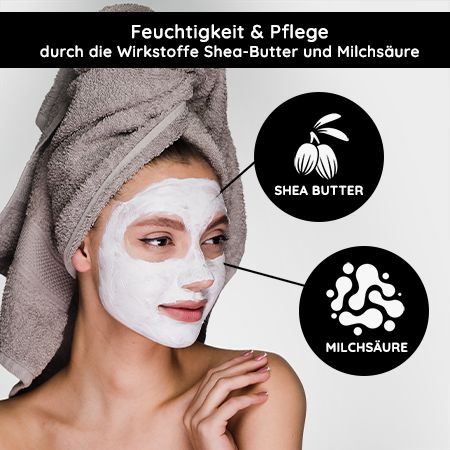 RAU Cosmetics Mineral Maske gegen Pickel und unreine Haut mit Rügener Heilkreide & Zink