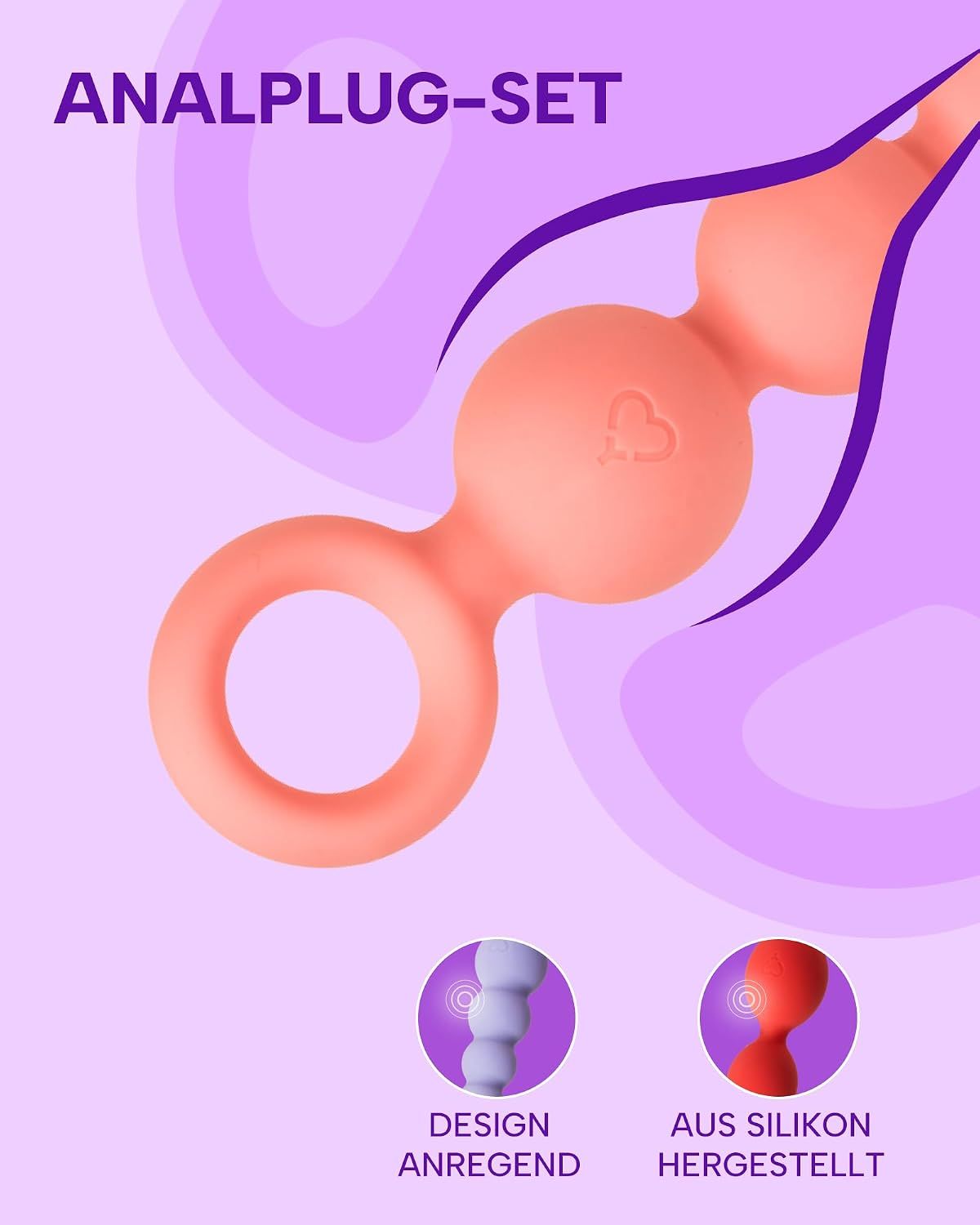 MySecretCase Analtrainer-Sortiment aus Silikon