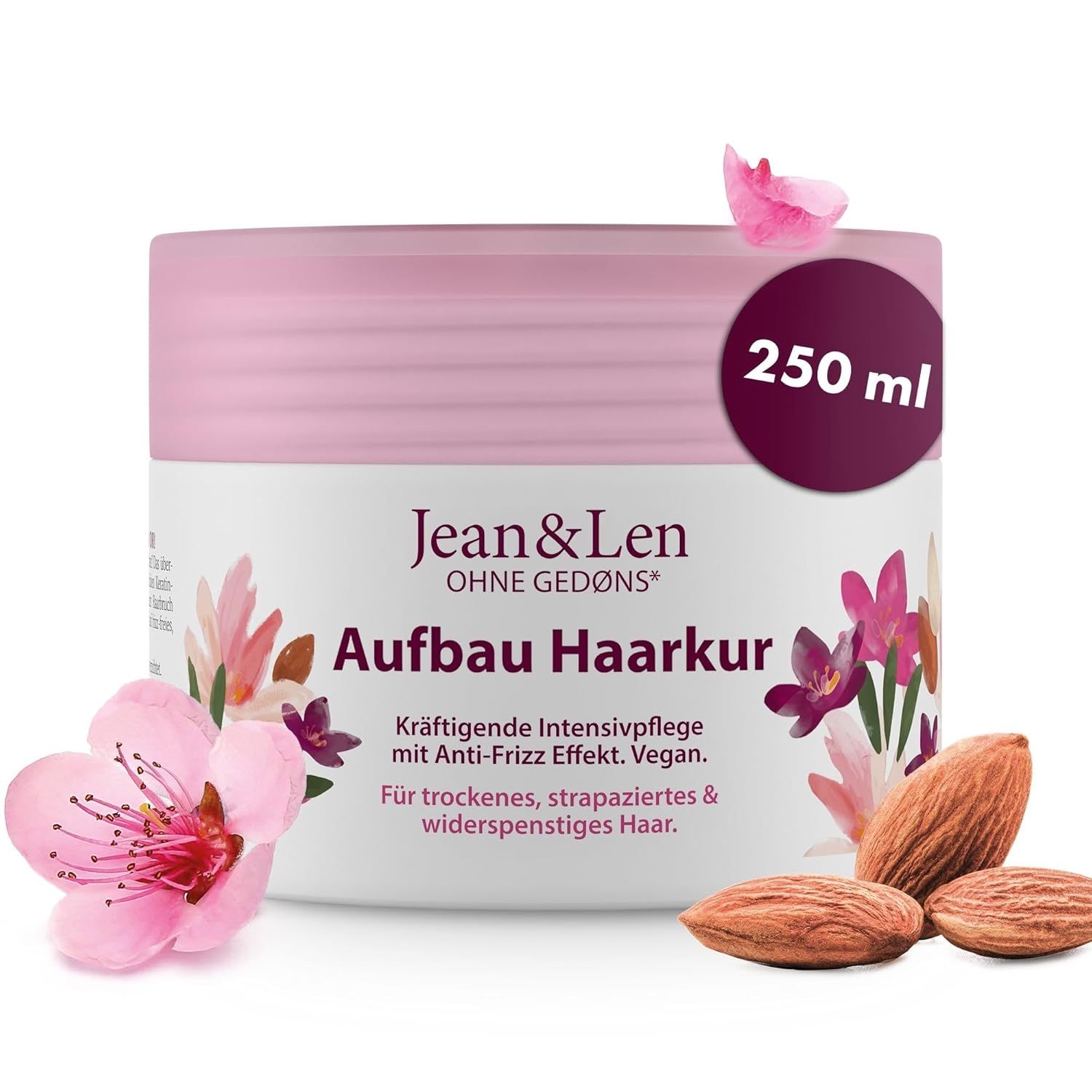 Jean & Len Aufbau Haarkur Mandel & Keratin