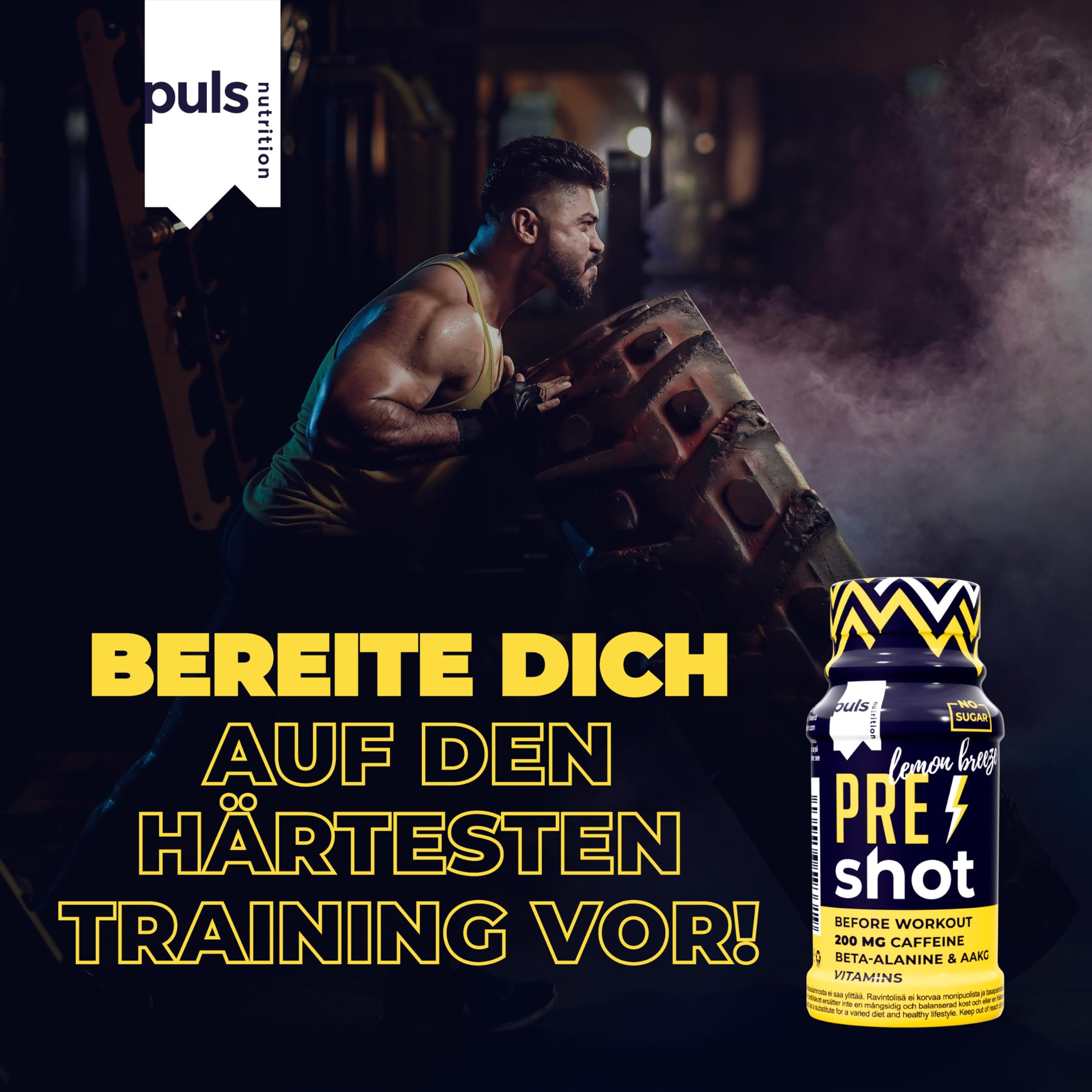 Puls Nutrition Pre Workout Shot Lemon Breeze