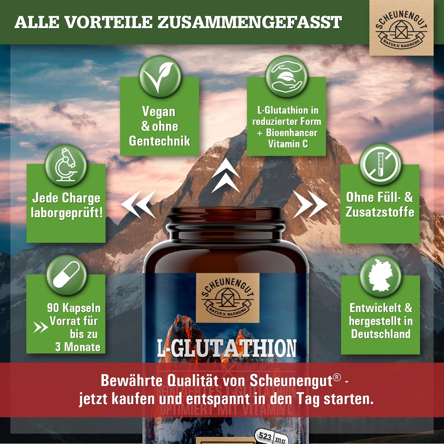 Scheunengut® Reduziertes L-Glutathion