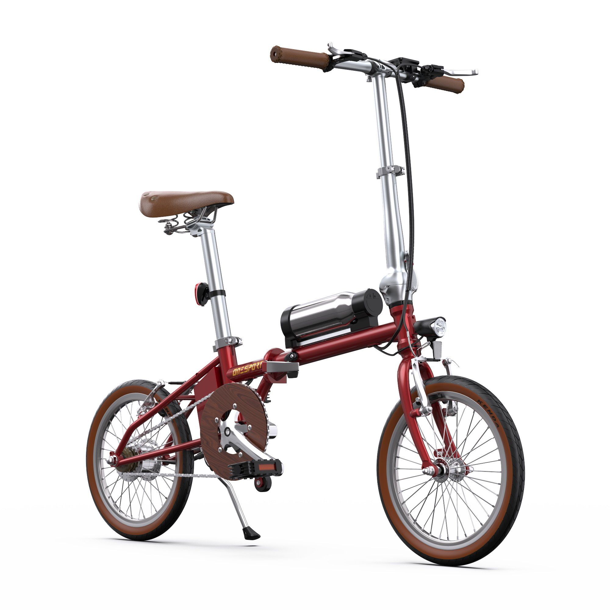 ONESPORT OT02 16" Faltbares E-Bike mit 250-W-Motor und 36-V-5,2-Ah-Akku