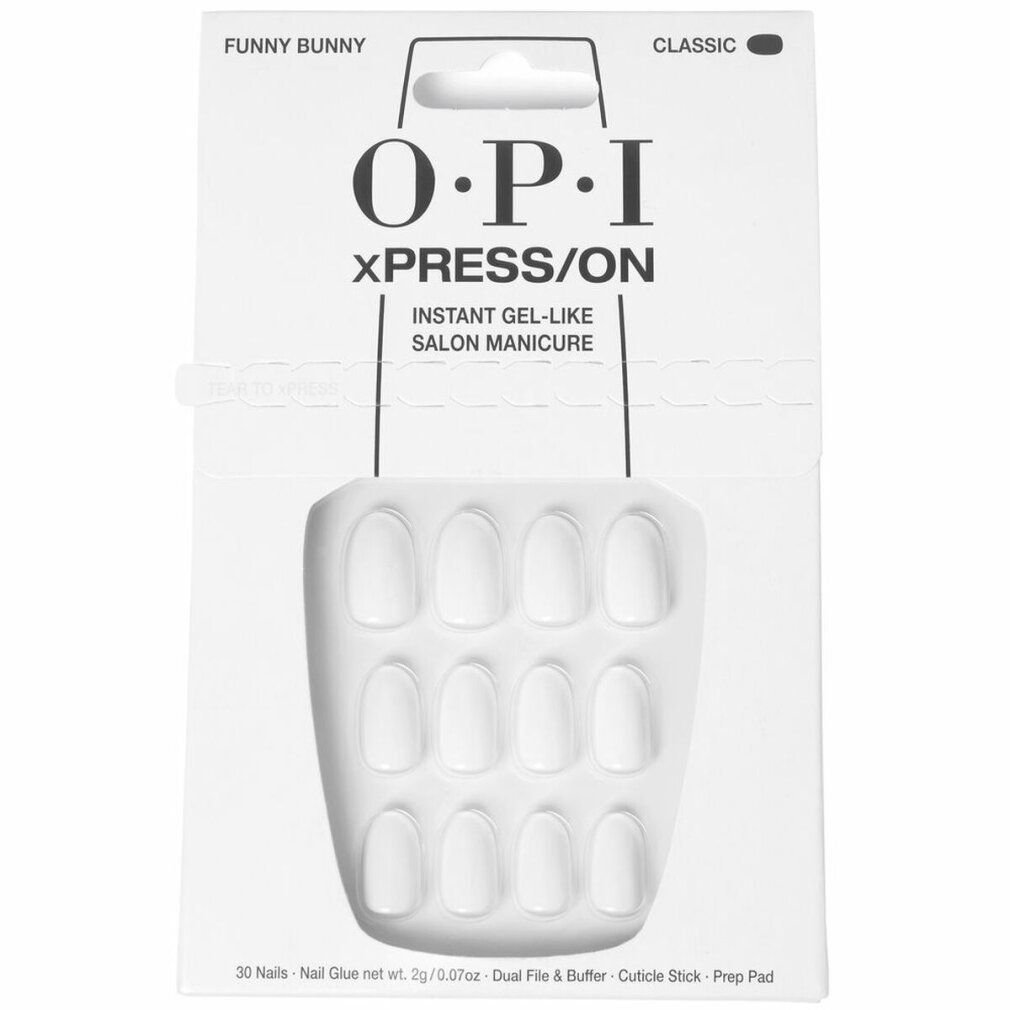 opi xPRESS/on künstliche nägel, Nagellack Ton #Funny Bunny 30 Stück