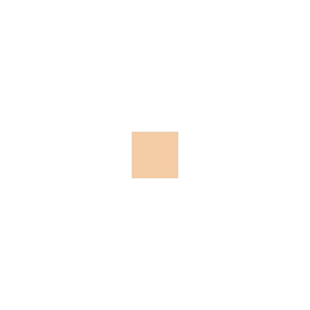 Quadratische Probe der Foundation-Farbe. Helle, beige Farbe.