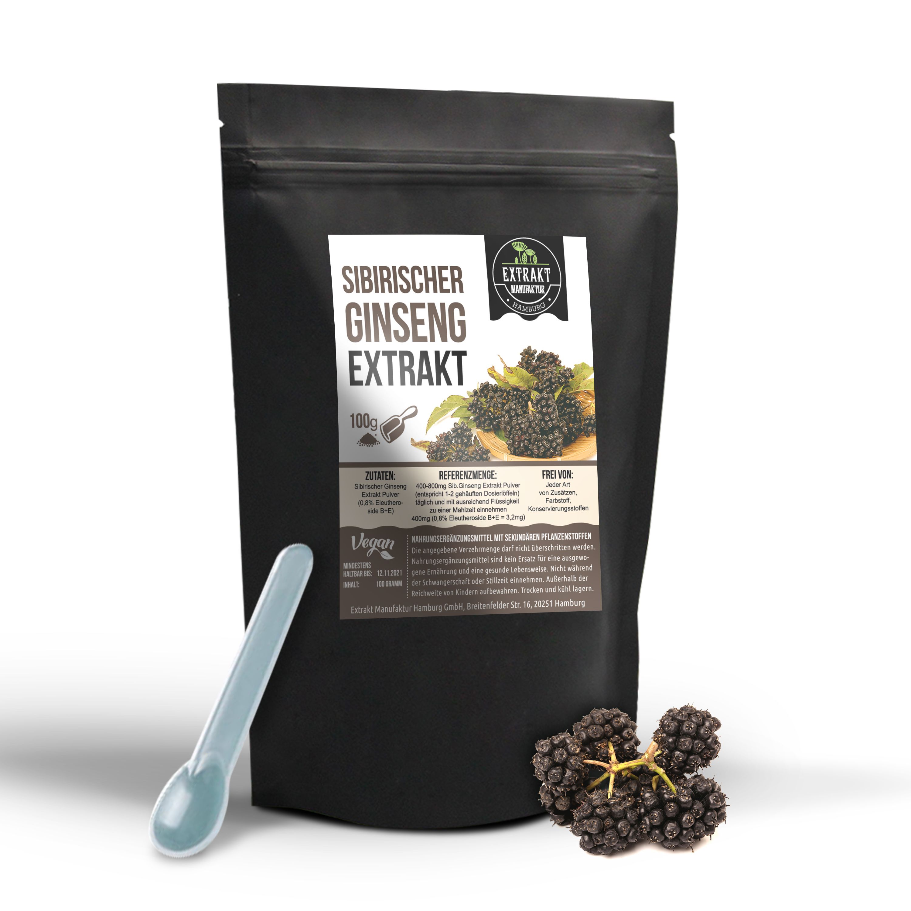 Extrakt Manufaktur Sibirischer Ginseng Extrakt Pulver