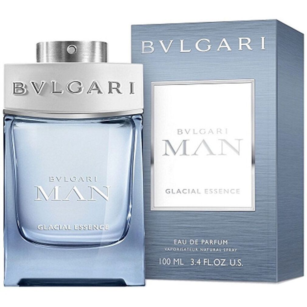 Bvlgari Man Glacial Essence Eau de Parfum Spray mit Verpackung, 100 ml.