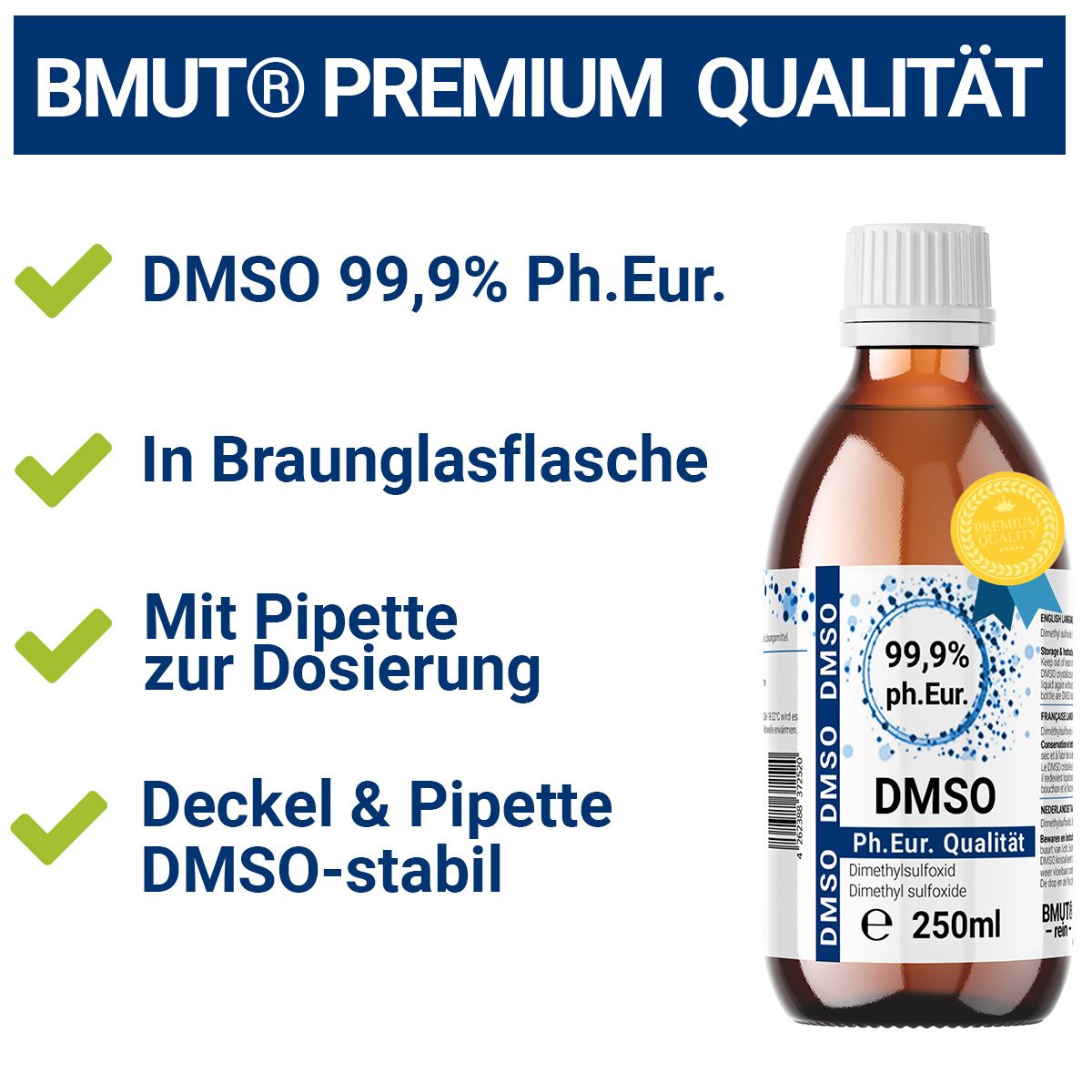 BMUT Dimethylsulfoxid Ph. Eur. DMSO 99,9%