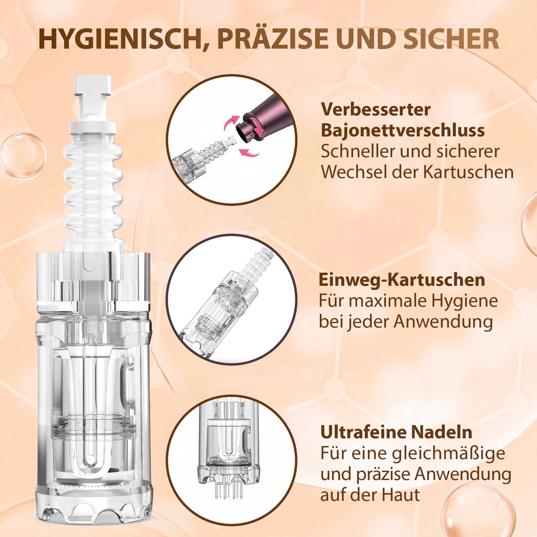 P-Beauty Dermaroller Dr. Pen Ultima A10 Microneedling Dermapen Anti-Falten Gerät