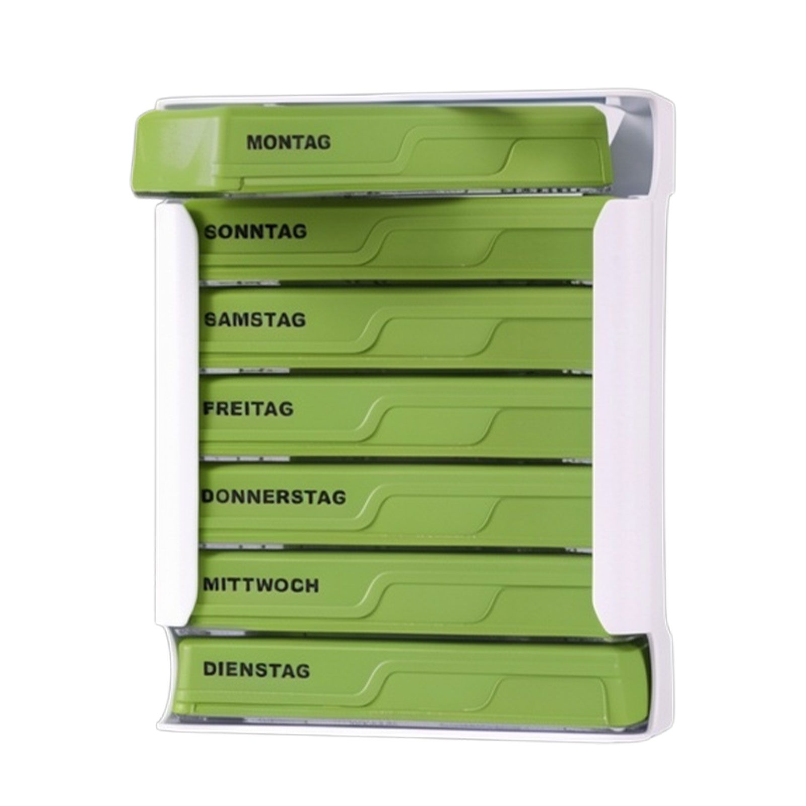 APOfit Wochendispenser 7 Dosierer Planer grün