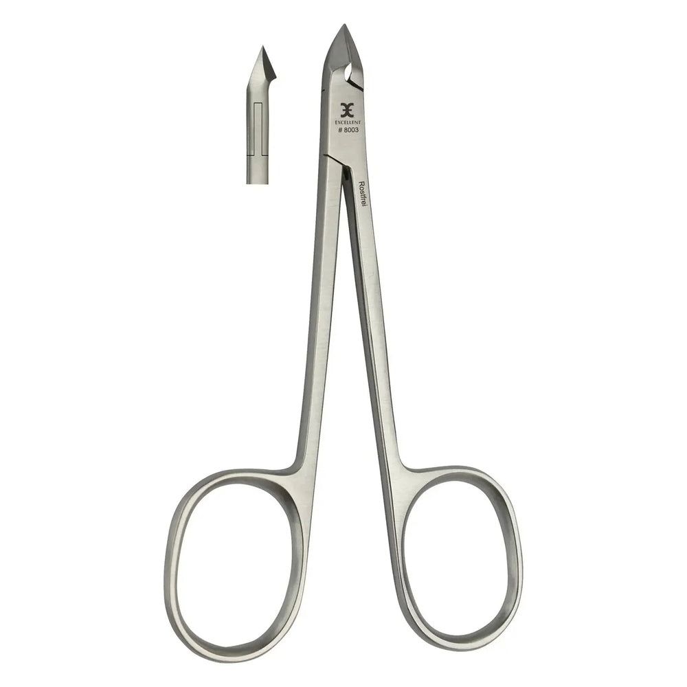 Excellent Solingen Nagelhautzange, Schneide 5 mm mit Scherengriff