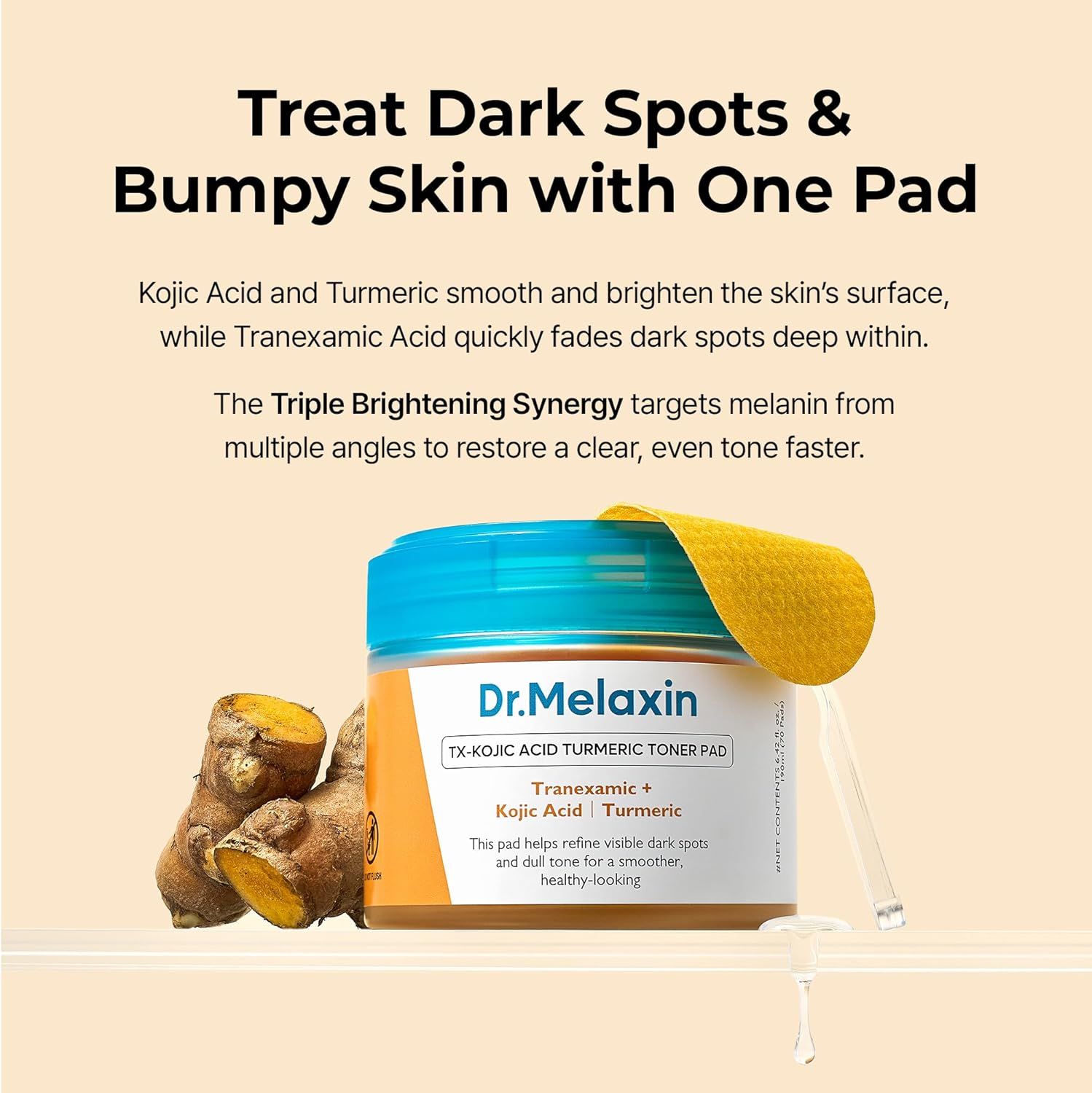 Dr.Melaxin TX Kojic Acid Turmeric Toner Pads