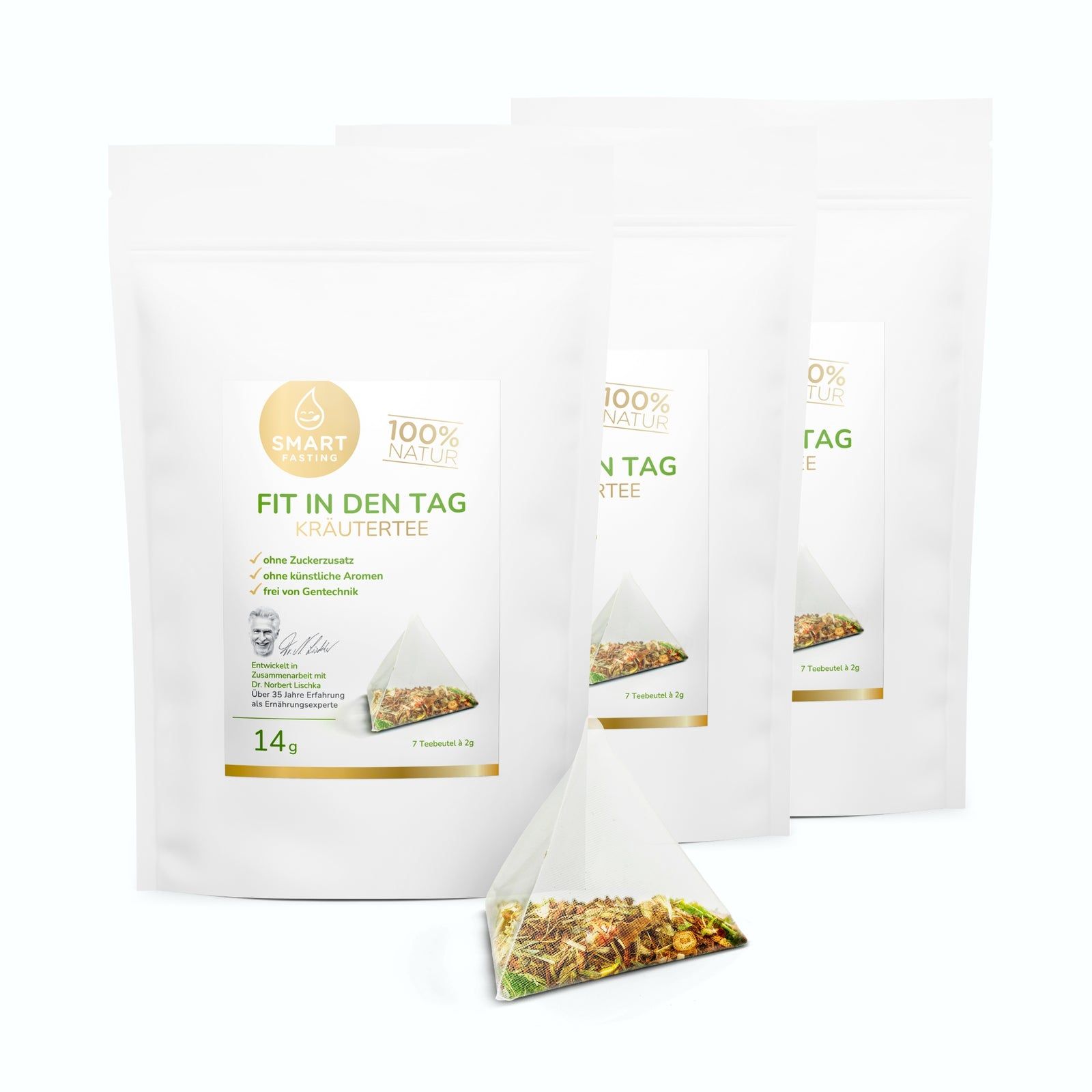 Smart Fasting® Kräutertee - Fit in den Tag - 100% Natur, vegan, hochwertig