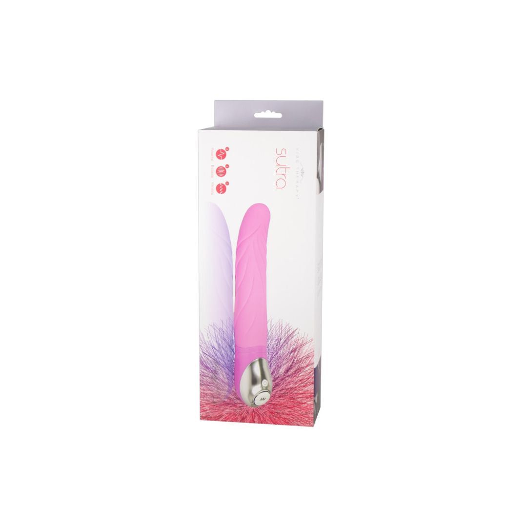 Vibrator „Vibe Therapy Sutra“ | flüsterleise, gerillter Schaft, 7 Modi | Vibe Therapy
