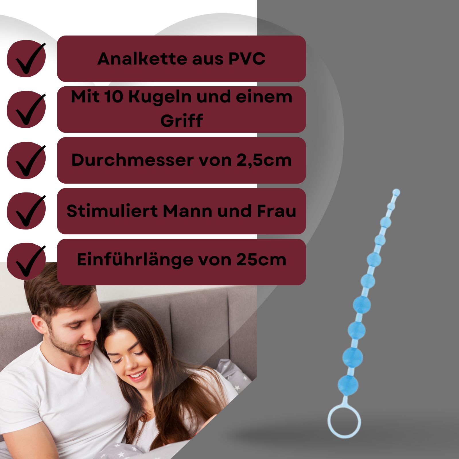 Analkette mit Kugeln - Lovelyness