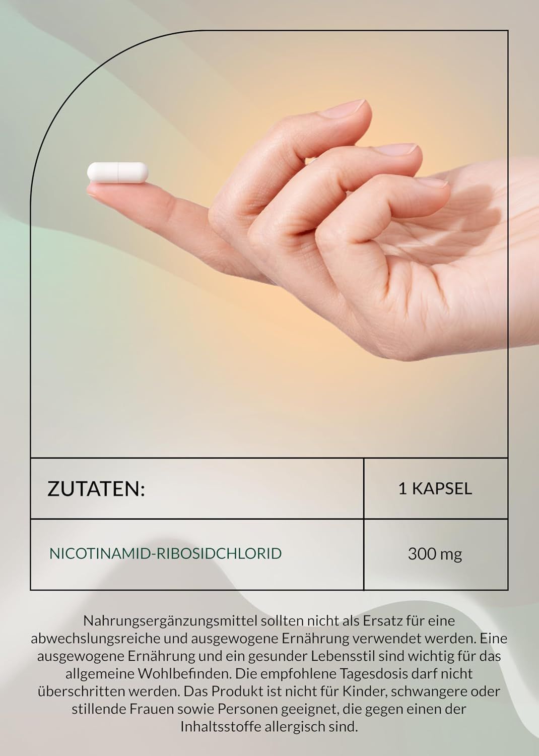 Intenson NR Kapseln: 60 Tage Anwendung, 300 mg NAD+ Precursor.