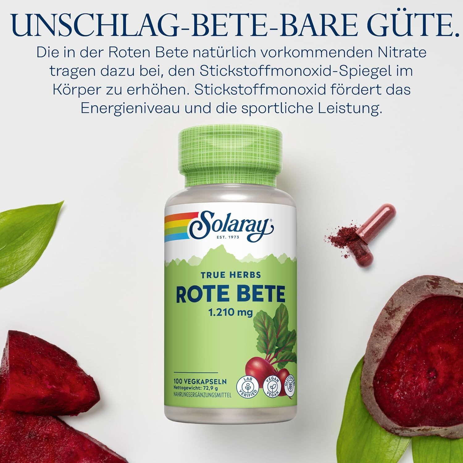 Solaray - Rote-Bete-Kapseln