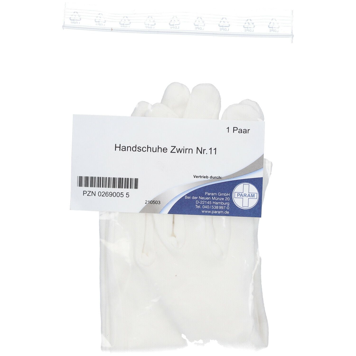 PARAM Handschuhe Zwirn Nr 11