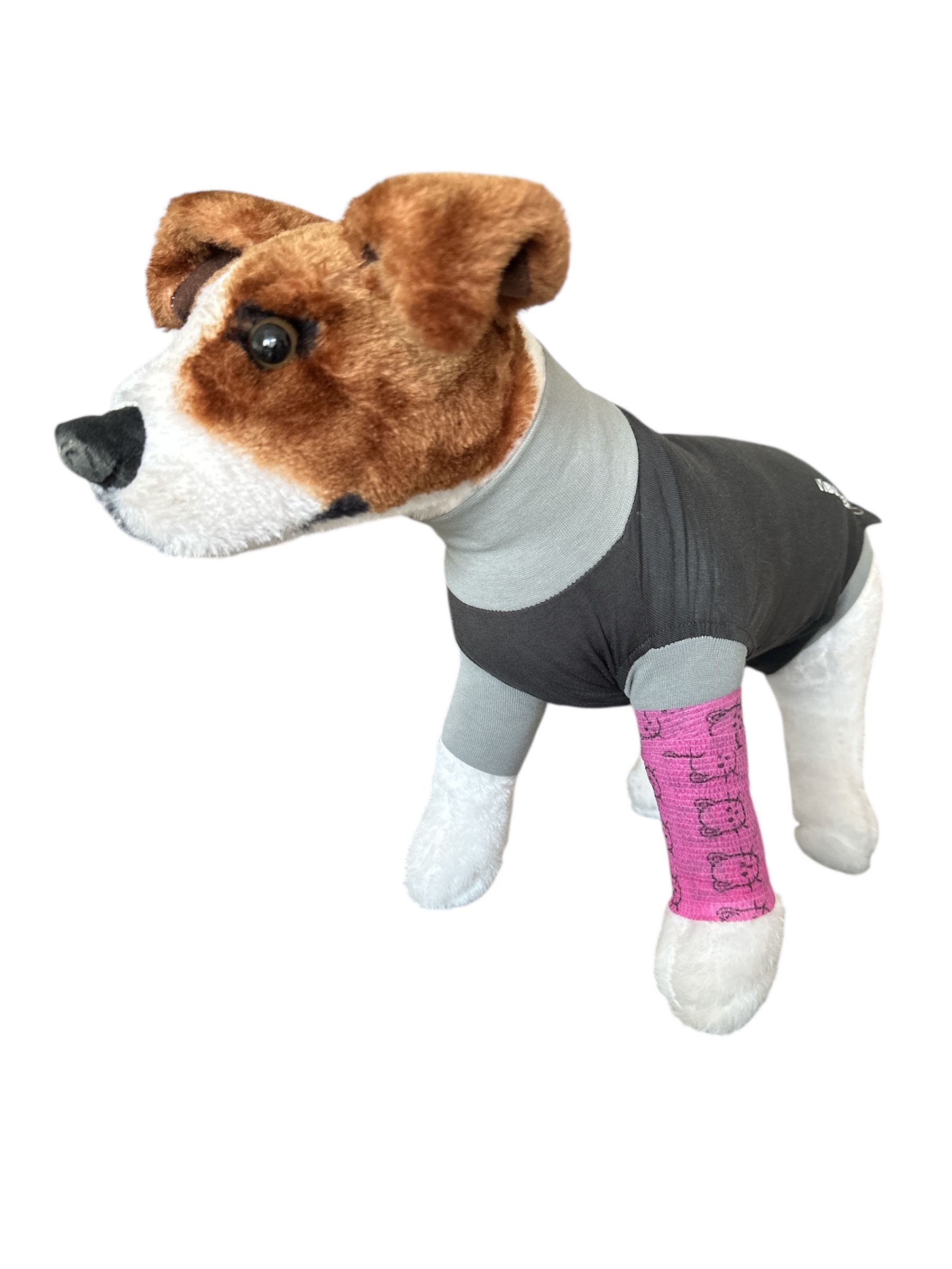 NatuSol Kohäsive Bandage violett m. Katzenmotiv, 7,5 cm x 4,5 m - Set I