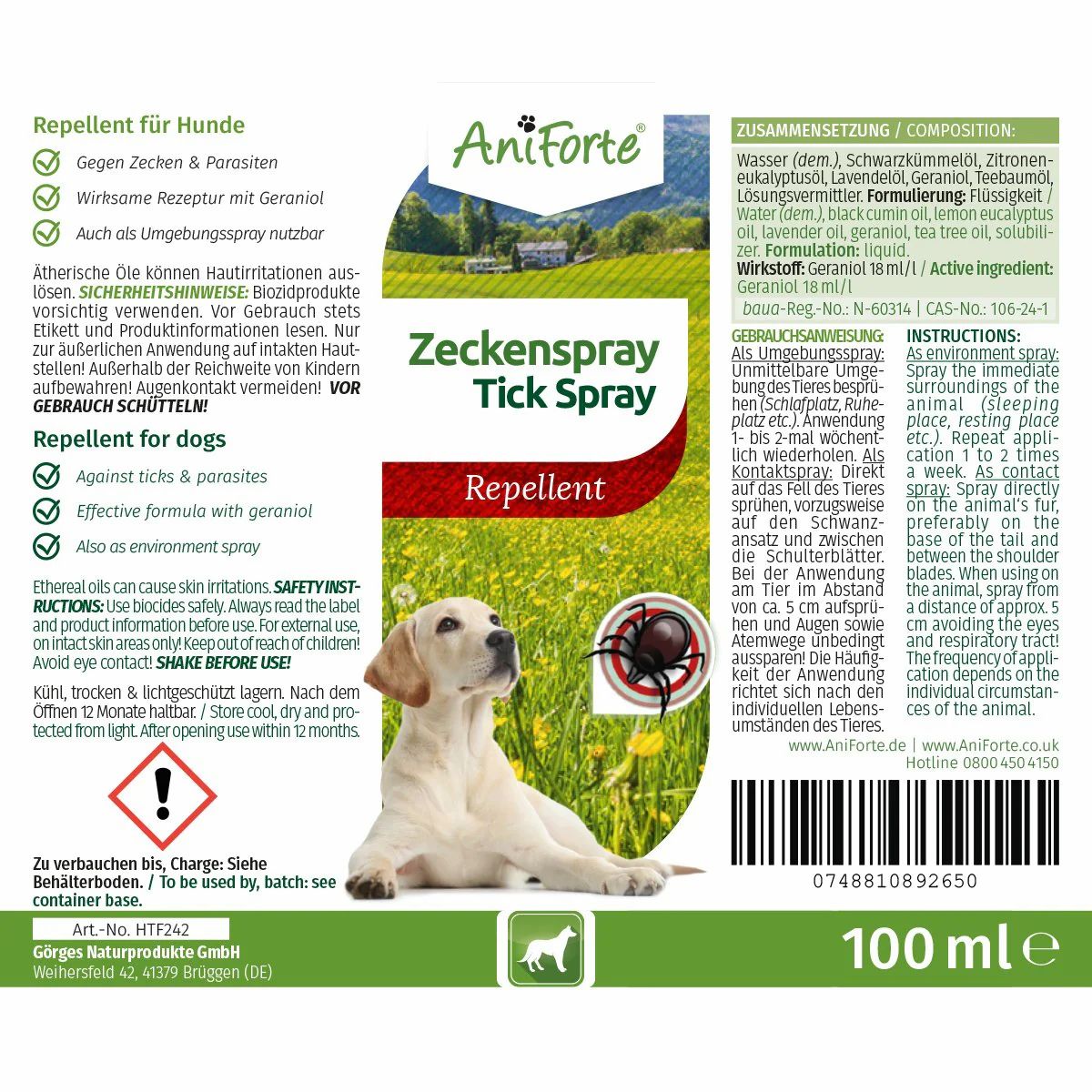 Zeckenspray - AniForte®