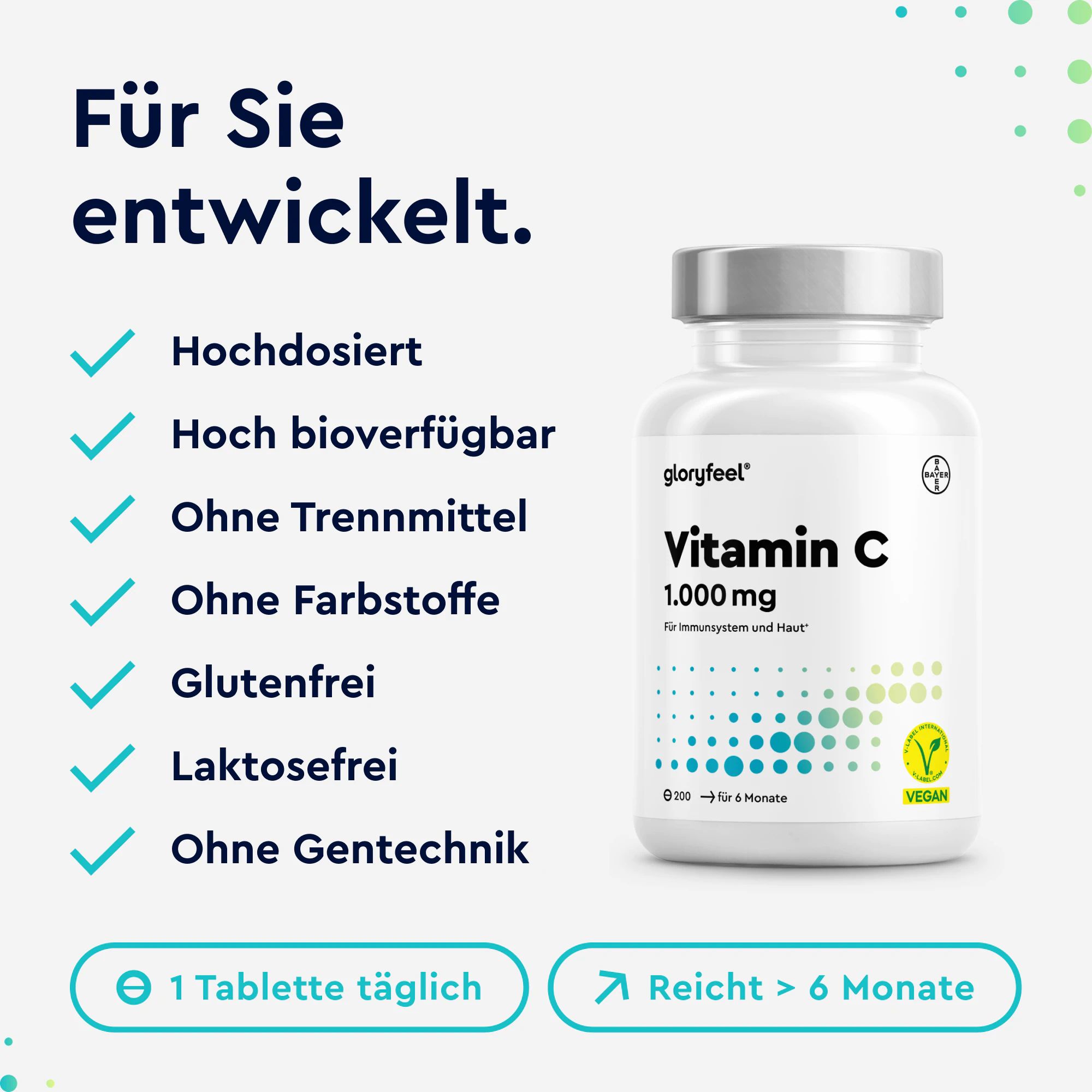 gloryfeel® Vitamin C Tabletten