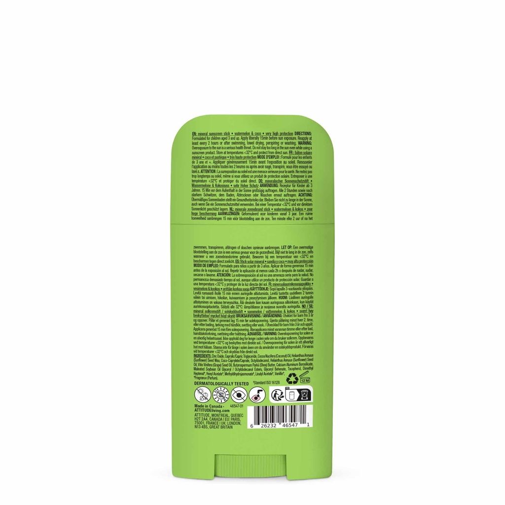 Mineral sunscreen Stick Face & Body - Kids - SPF 50 - watermelon coco