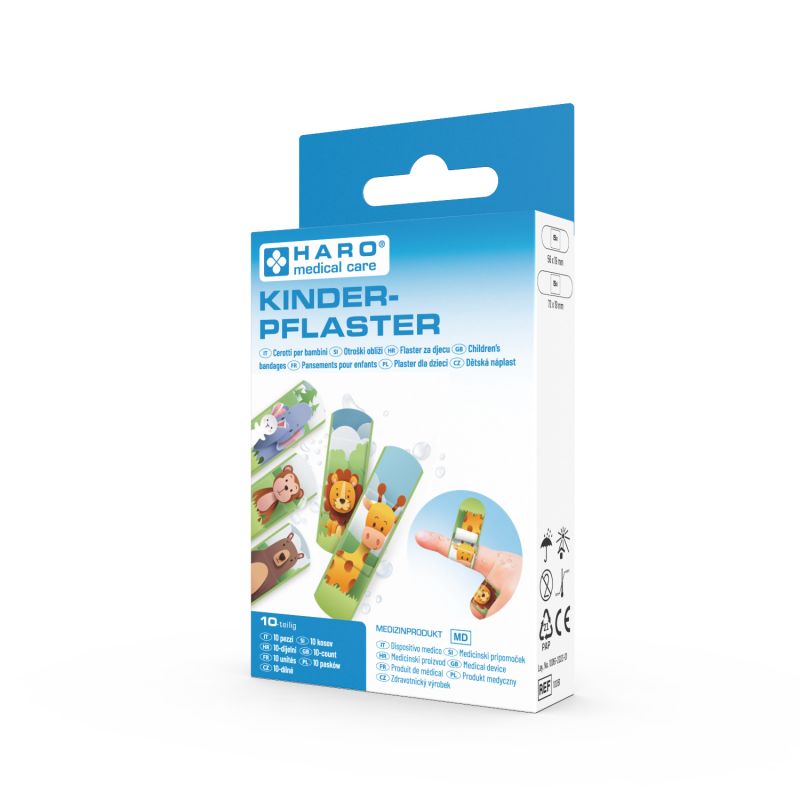 Haro Kinderpflaster mit Tiermotive