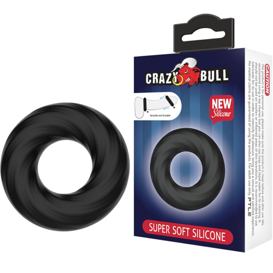 Crazy Bull - Spiralring - Verstellbarer Silikon-Penisring