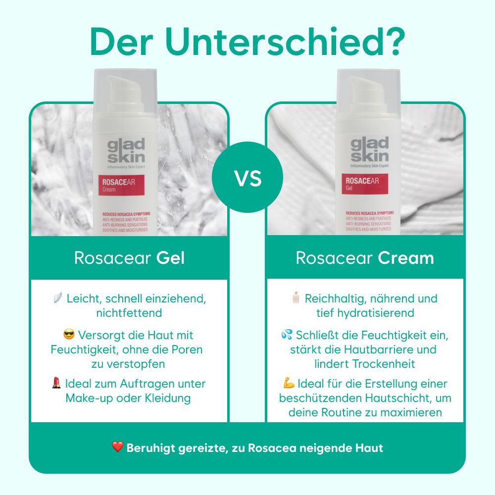 Gladskin ROSACEAR Gel für rote, gereizte Haut